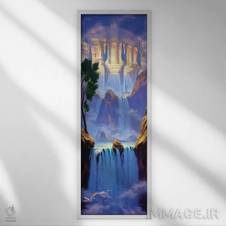 تابلو صهیون اثر جف هینی - نمای قابدار سفید