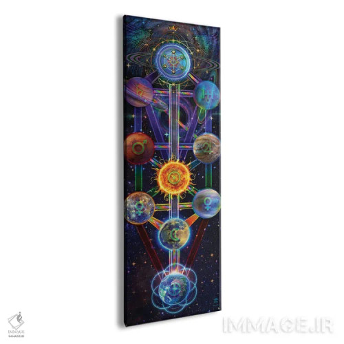 تابلو درخت زندگی اثر جامبی (نام هنری/لقب) - نمای پرسپکتیو محصول