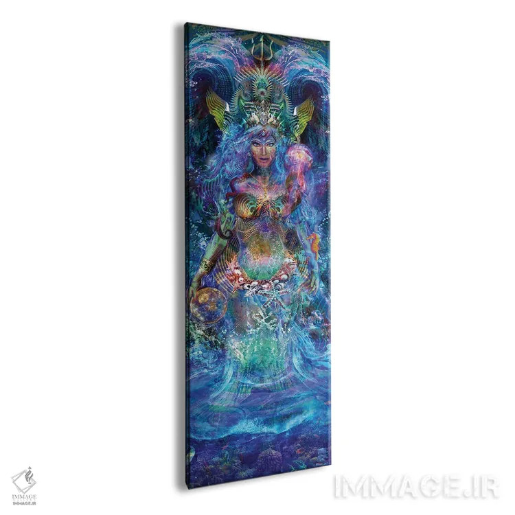تابلو الهه آب اثر جامبی (نام هنری/لقب) - نمای پرسپکتیو محصول