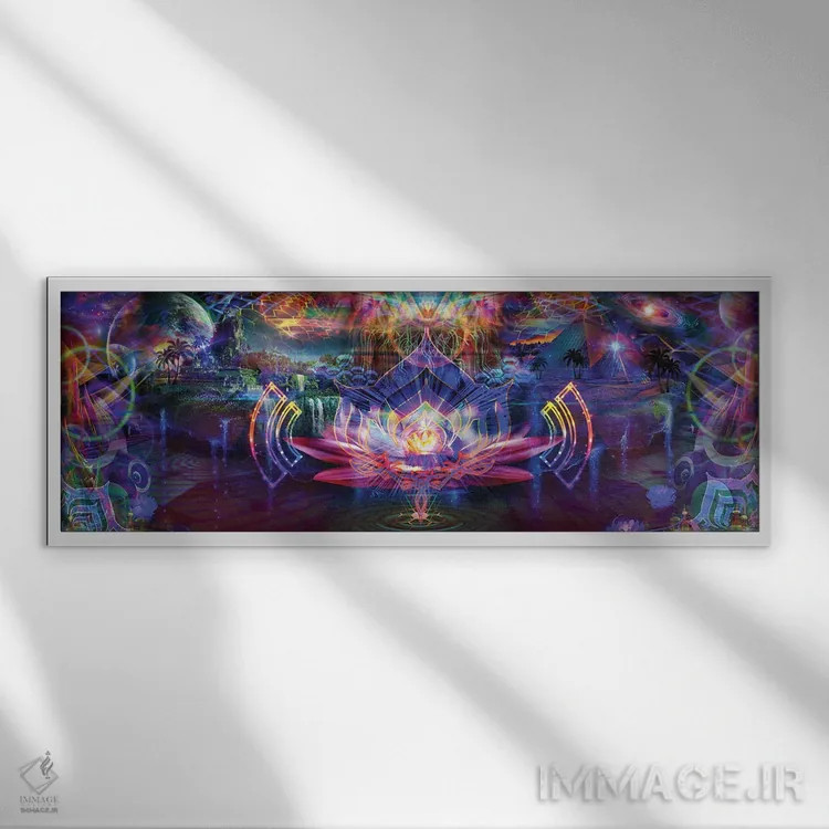 تابلو الهه هوا اثر جامبی (نام هنری/لقب) - نمای قابدار سفید