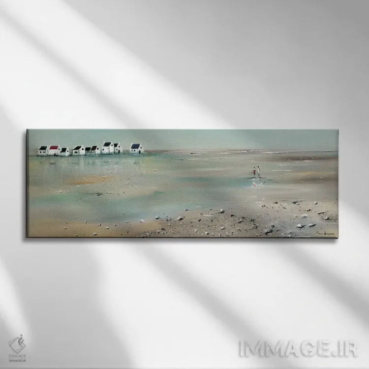 تابلو صف جلویی I اثر ژان ژونو - نمای روبهرو روی دیوار