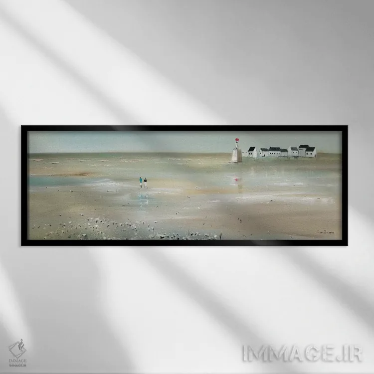 تابلو صف جلویی II اثر ژان ژونو - نمای قابدار مشکی