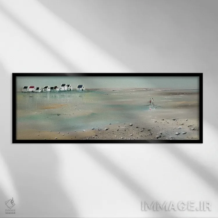 تابلو صف جلویی I اثر ژان ژونو - نمای قابدار مشکی