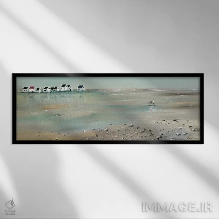 تابلو صف جلویی I اثر ژان ژونو - نمای قابدار مشکی