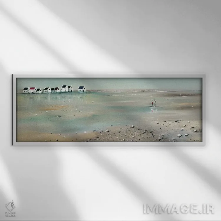 تابلو صف جلویی I اثر ژان ژونو - نمای قابدار سفید
