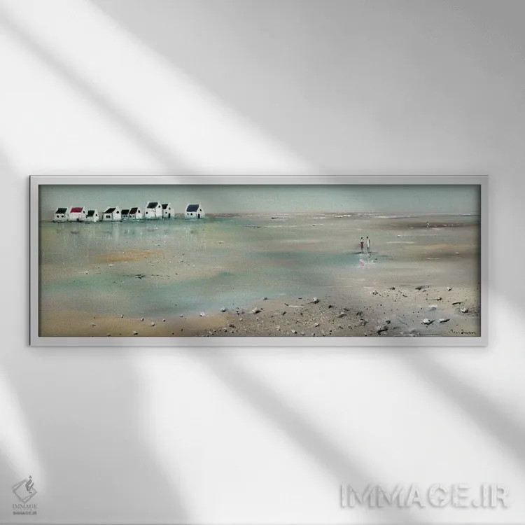 تابلو صف جلویی I اثر ژان ژونو - نمای قابدار سفید
