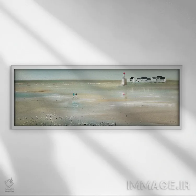 تابلو صف جلویی II اثر ژان ژونو - نمای قابدار سفید
