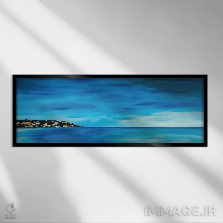 تابلو نگاه به شمال اثر جک استوری - نمای قابدار مشکی