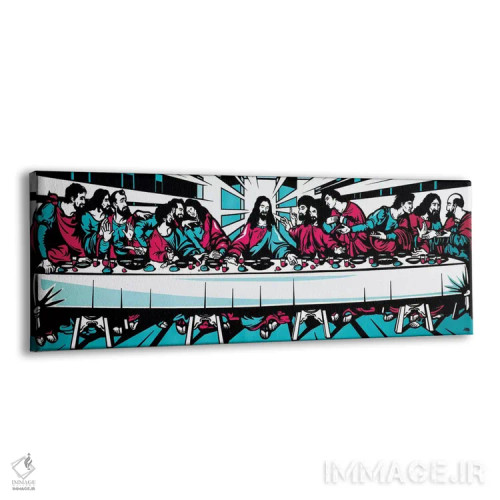 تابلو شام آخرِ آبی اثر جیمز لی - نمای پرسپکتیو محصول