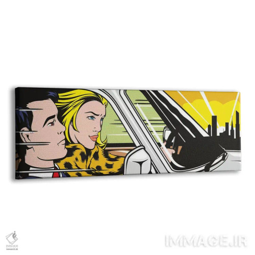 تابلو هنوز در ماشین II اثر جیمز لی - نمای پرسپکتیو محصول