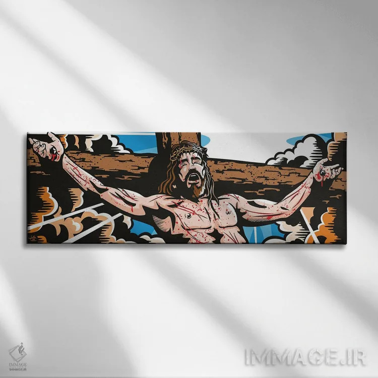 تابلو اینقدر دوستت دارم اثر جیمز لی - نمای روبهرو روی دیوار