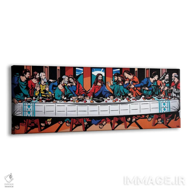 تابلو شام آخر اثر جیمز لی - نمای پرسپکتیو محصول