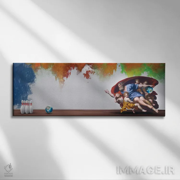 تابلو ۲۰۲۰ اثر خوزه لوئیس گوئررو (در متن خراب، تصحیح، هنرمند هیسپانیک) - نمای روبهرو روی دیوار