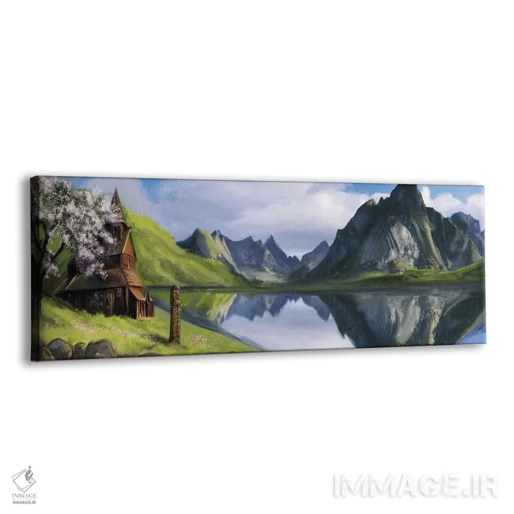 تابلو بهار هاوکلی اثر جولیانا لوومر - نمای پرسپکتیو محصول