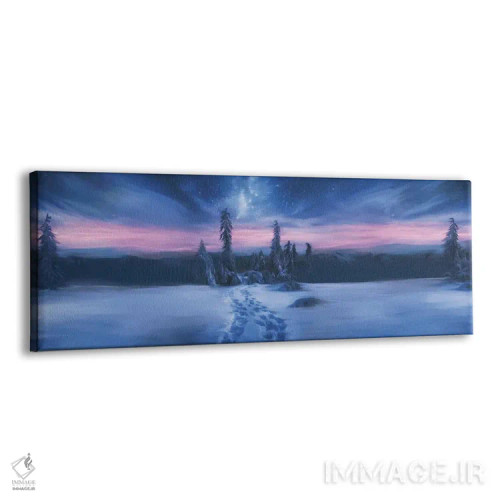 تابلو آبی یخی (آبی قطبی) اثر جولیانا لوومر - نمای پرسپکتیو محصول