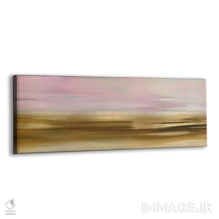 تابلو هجوم طلای صورتی ۳ اثر جیک مسینا - نمای پرسپکتیو محصول
