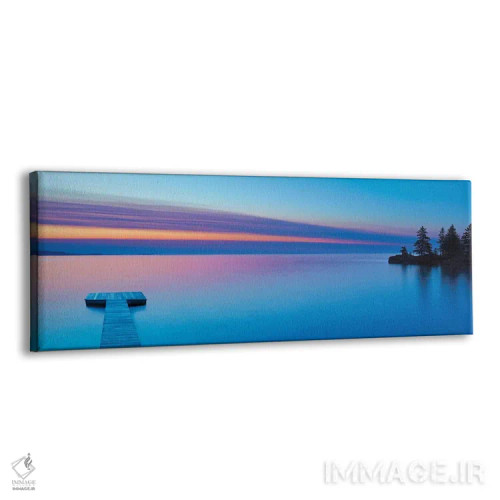 تابلو پانورامای منظره دریاچه XI اثر جیمز مکلافلین - نمای پرسپکتیو محصول