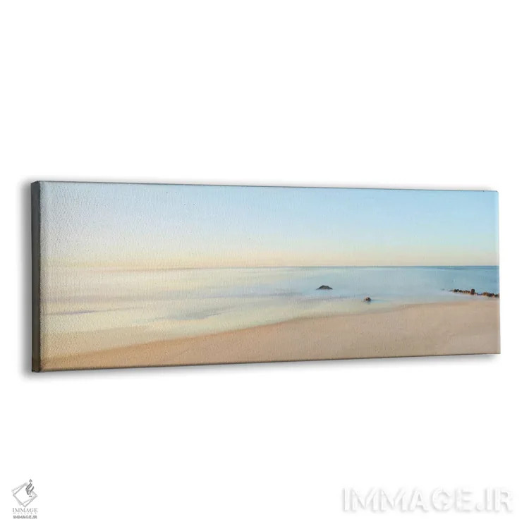 تابلو پانورامای منظره ساحلی II اثر جیمز مکلافلین - نمای پرسپکتیو محصول