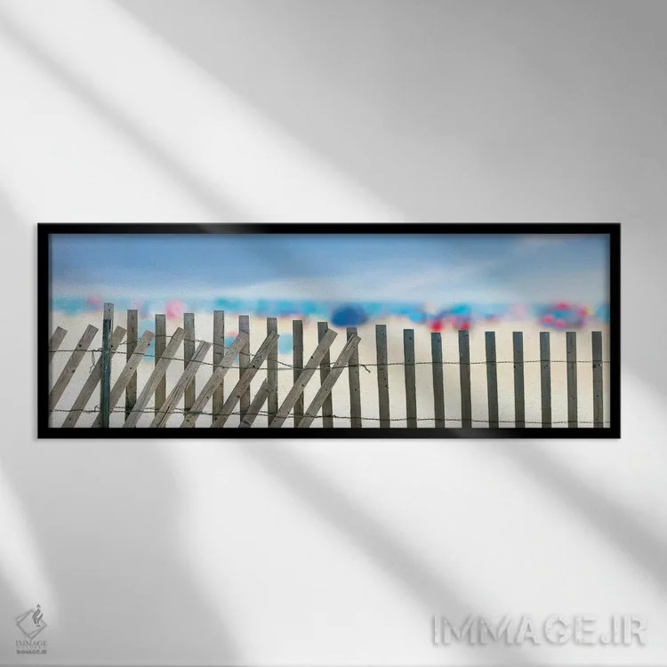 تابلو منظره ساحلی II اثر جیمز مکلافلین - نمای قابدار مشکی