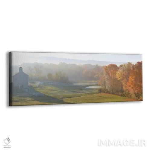 تابلو مزرعه و روستا VII اثر جیمز مکلافلین - نمای پرسپکتیو محصول