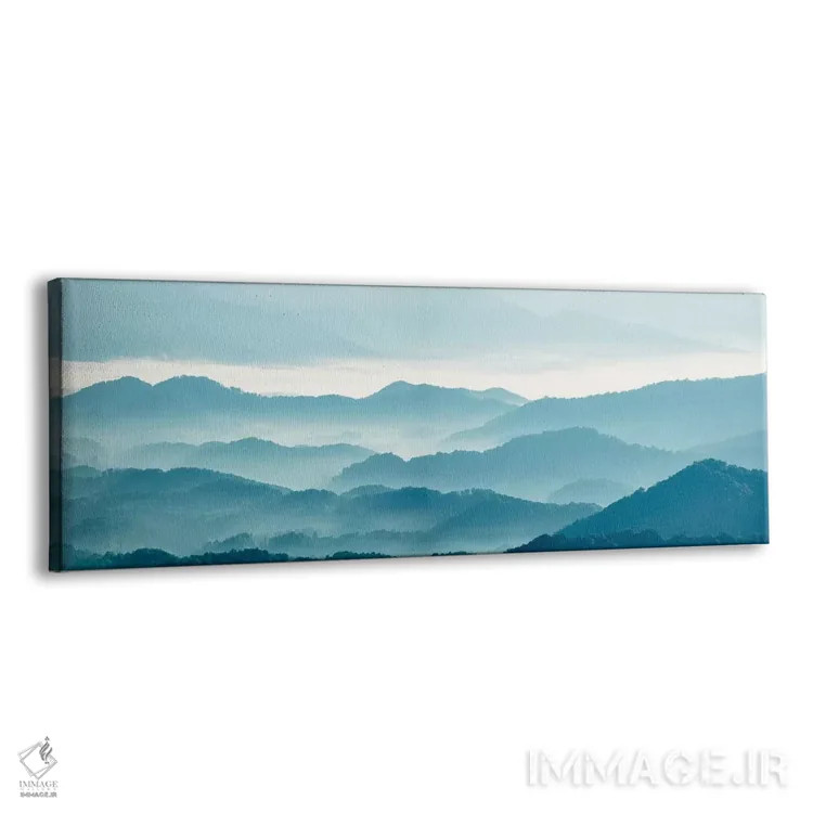 تابلو کوهستان مهآلود X اثر جیمز مکلافلین - نمای پرسپکتیو محصول