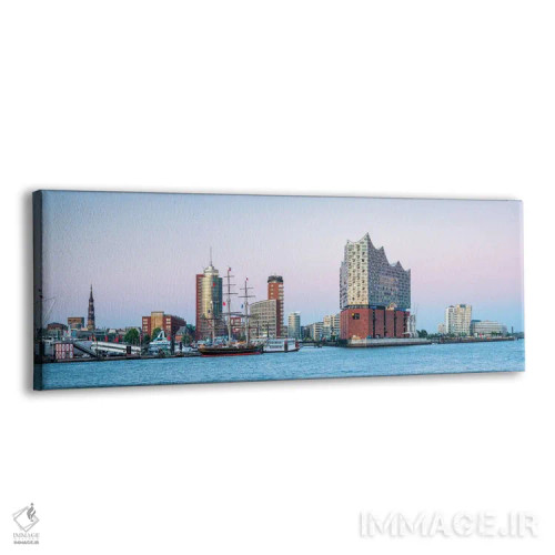 تابلو Germany,نمای تالار کنسرت البفیلارمونی در منطقه هافنسیتی هامبورگ، آلمان اثر یان بکه - نمای پرسپکتیو محصول