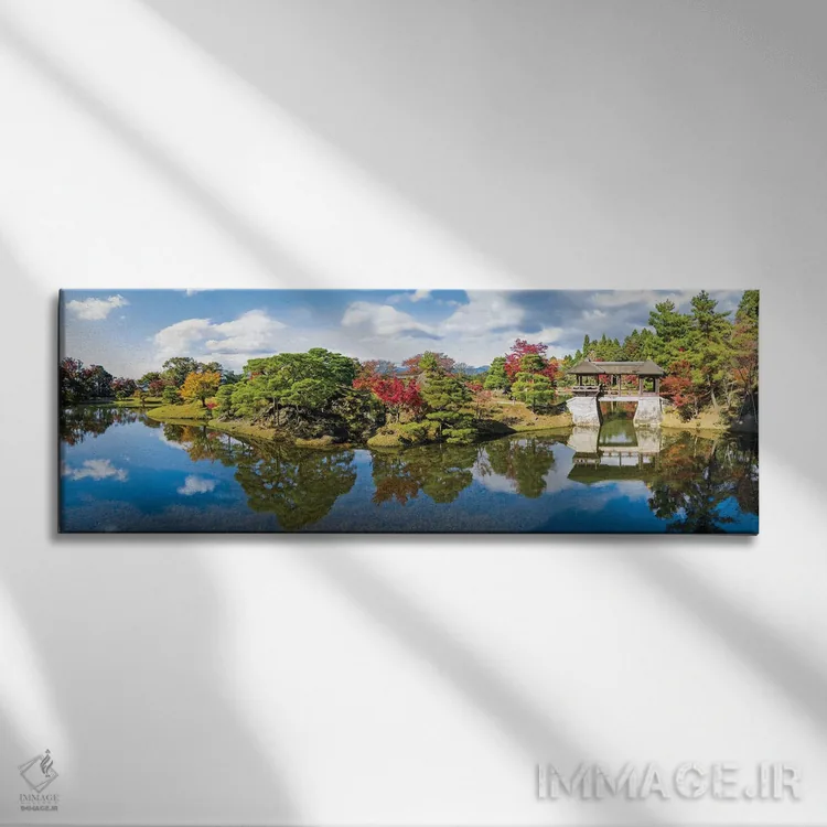 تابلو Kyoto, Japan,ویلای امپراتوری شوگاکوئین، کیوتو، ژاپن اثر یان بکه - نمای روبهرو روی دیوار