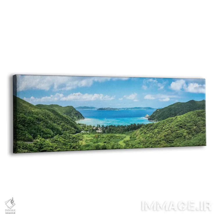 تابلو Tokashiki Island, Kerama Islands Group, Okinawa,پانورامای ساحل توکاشیکو، جزیره توکاشیکی، مجمعالجزایر کراما، اوکیناوا اثر یان بکه - نمای پرسپکتیو محصول