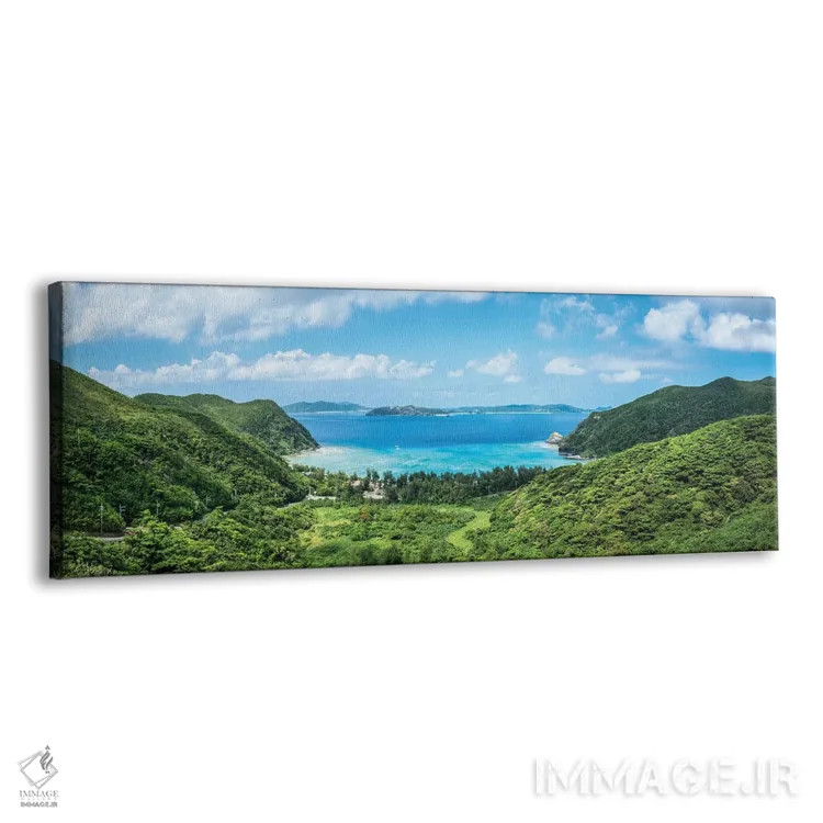 تابلو Tokashiki Island, Kerama Islands Group, Okinawa,پانورامای ساحل توکاشیکو، جزیره توکاشیکی، مجمعالجزایر کراما، اوکیناوا اثر یان بکه - نمای پرسپکتیو محصول