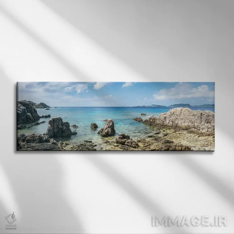 تابلو Tokashiki Island, Okinawa,ساحل هیجویشی، جزیره توکاشیکی، اوکیناوا اثر یان بکه - نمای روبهرو روی دیوار