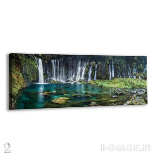 تابلو Fujinomiya, Shizuoka Prefecture, Japan,آبشار شیرایتو، فوجینومیا، استان شیزوئوکا، ژاپن اثر یان بکه - نمای پرسپکتیو محصول