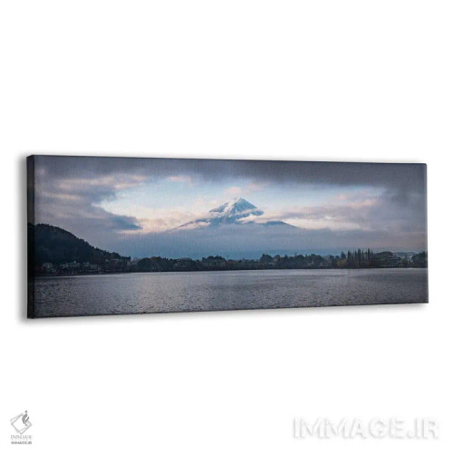 تابلو کوه فوجی در دریاچه کاواگوچیکو اثر یان بکه - نمای پرسپکتیو محصول