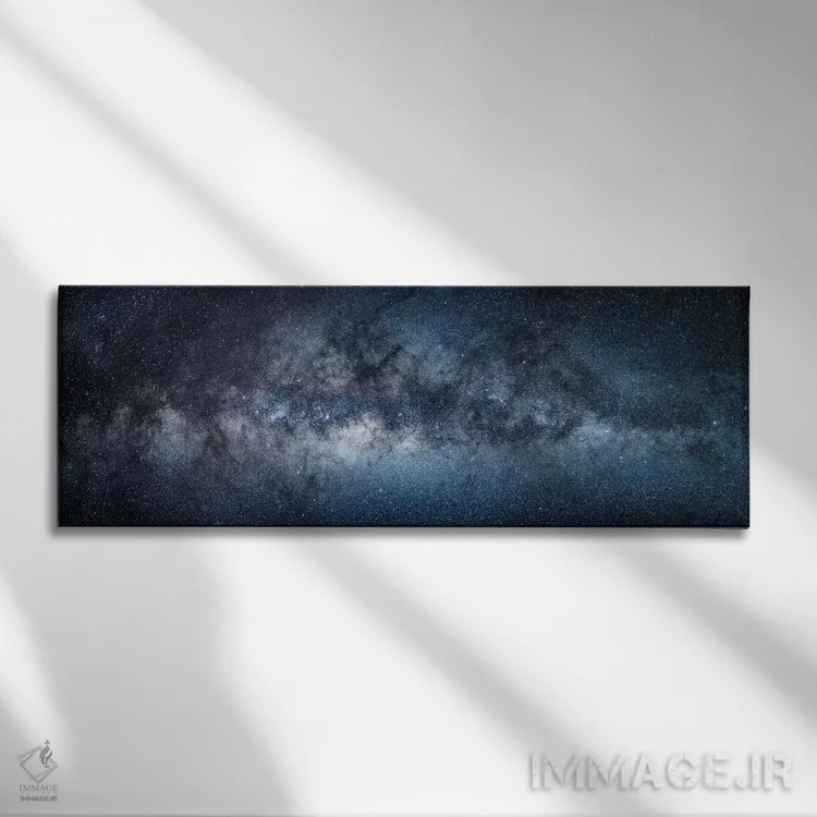 تابلو راه شیری (کهکشان) اثر یان بکه - نمای روبهرو روی دیوار