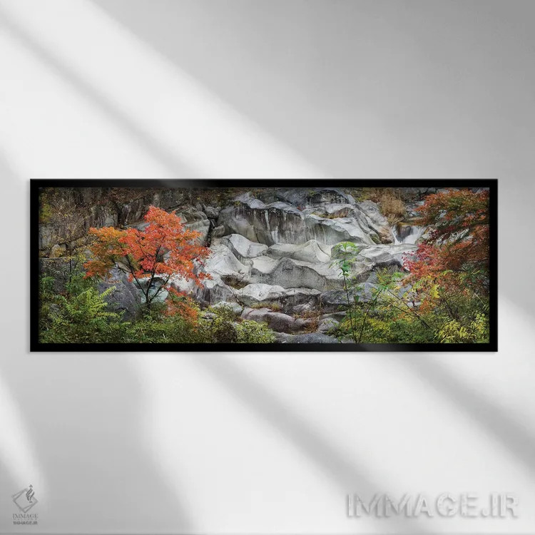 تابلو Yamanashi Prefecture, Japan,پارک ملی دره شوسنکیو، استان یاماناشی، ژاپن اثر یان بکه - نمای قابدار مشکی