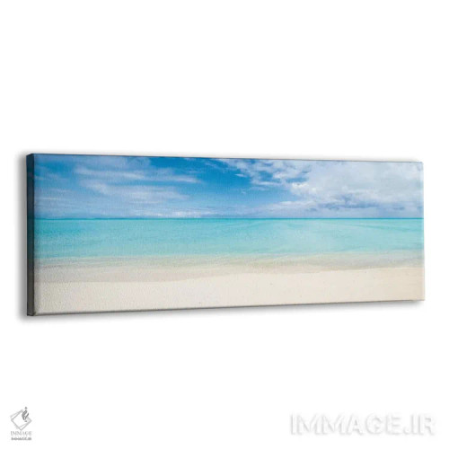 تابلو French Polynesia,منظره پانوراما از ساحل بورا بورا، پلینزی فرانسه اثر یان بکه - نمای پرسپکتیو محصول