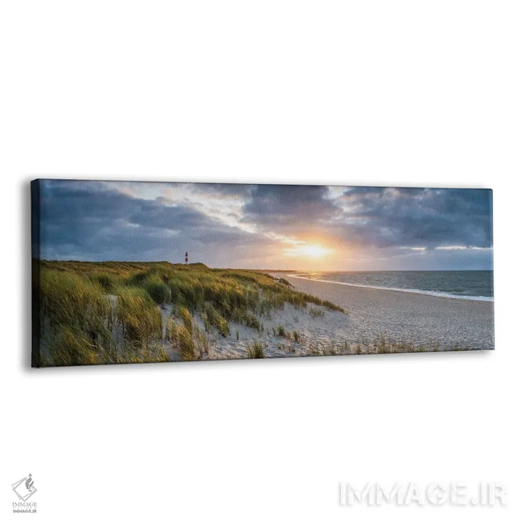 تابلو Sylt Island, Schleswig-Holstein, Germany I,غروب نزدیک فانوس دریایی لیست-اوست، جزیره زولت، اشلسویگ-هولشتاین، آلمان I اثر یان بکه - نمای پرسپکتیو محصول