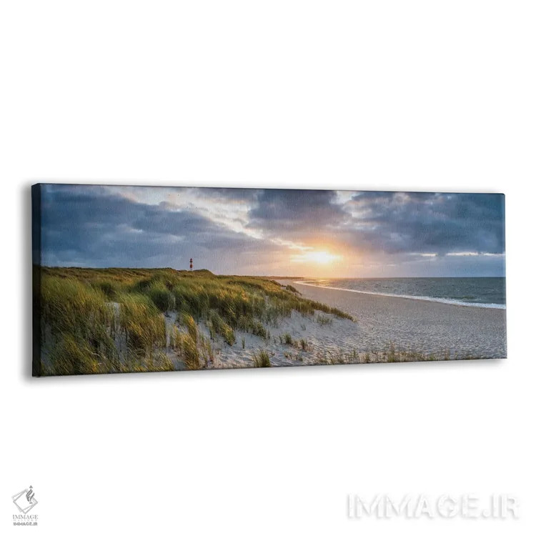 تابلو Sylt Island, Schleswig-Holstein, Germany I,غروب نزدیک فانوس دریایی لیست-اوست، جزیره زولت، اشلسویگ-هولشتاین، آلمان I اثر یان بکه - نمای پرسپکتیو محصول