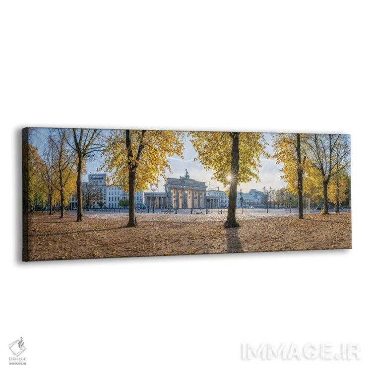 تابلو Berlin, Germany,نمای پانورامایی از دروازه براندنبورگ در فصل پاییز، برلین، آلمان اثر یان بکه - نمای پرسپکتیو محصول