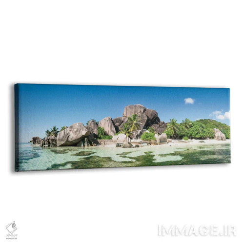 تابلو Seychelles,پانورامای جزیره لا دیگو، سیشل اثر یان بکه - نمای پرسپکتیو محصول
