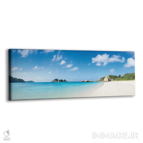 تابلو Tokashiki Island, Okinawa, Japan,پانورامای ساحل آهارن، جزیره توکاشیکی، اوکیناوا، ژاپن اثر یان بکه - نمای پرسپکتیو محصول