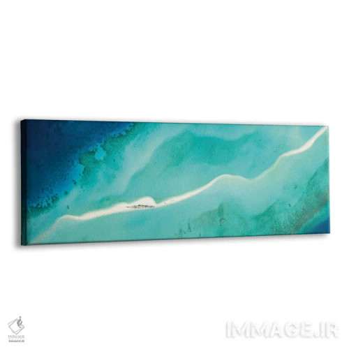 تابلو Maldives,پانورامای تالاب آبی، مالدیو اثر یان بکه - نمای پرسپکتیو محصول