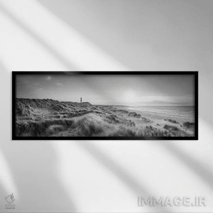 تابلو Sylt, Schleswig-Holstein, Germany,چشمانداز تپههای شنی، ساحل دریای شمال، زولت، اشلسویگ-هولشتاین، آلمان اثر یان بکه - نمای قابدار مشکی