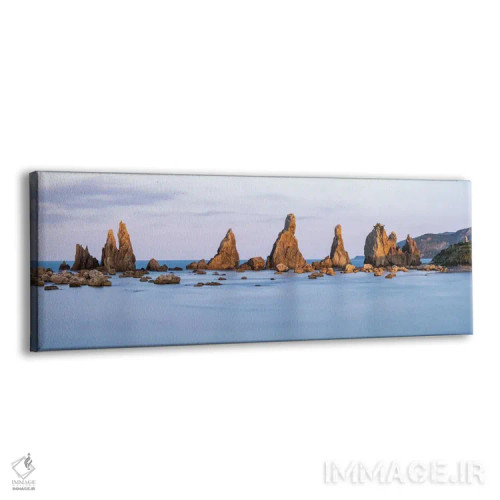 تابلو Wakayama Prefecture, Japan,صخرههای هاشیگوئی-ایوا در کوشیموتو، استان واکایاما، ژاپن اثر یان بکه - نمای پرسپکتیو محصول