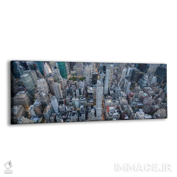 تابلو Midtown Manhattan, New York City,پانورامای آسمانخراشها، میدن تاون منهتن، نیویورک اثر یان بکه - نمای پرسپکتیو محصول