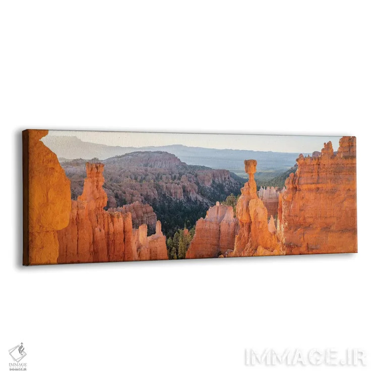 تابلو Bryce Canyon National Park, Utah, USA,نمای پانورامای پتک ثور در طلوع، پارک ملی برایس کنیون، یوتا، آمریکا اثر یان بکه - نمای پرسپکتیو محصول