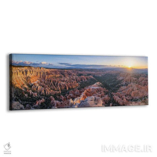 تابلو Bryce Canyon National Park, Utah, USA,پانوراما از پاینت برایس هنگام طلوع، پارک ملی برایس کنیون، یوتا، آمریکا اثر یان بکه - نمای پرسپکتیو محصول