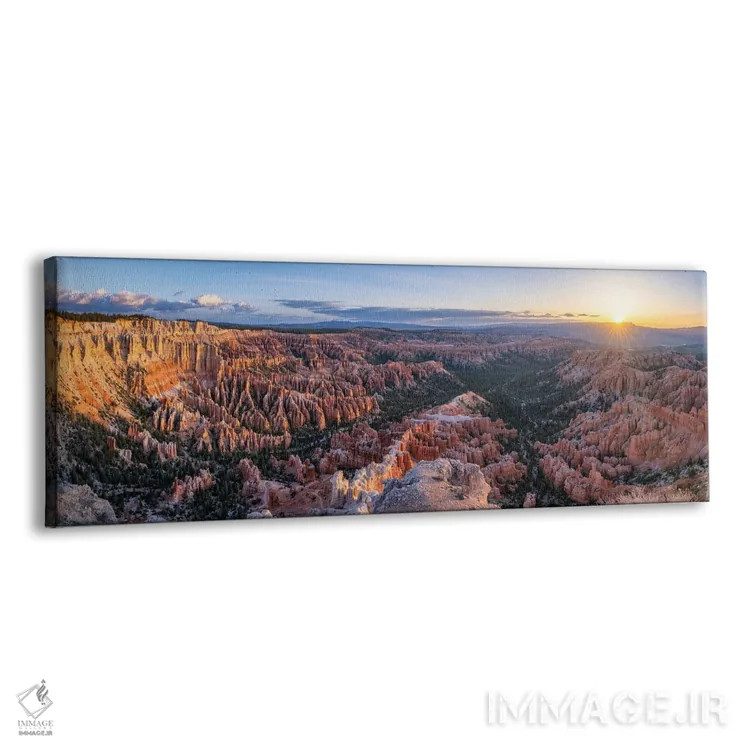 تابلو Bryce Canyon National Park, Utah, USA,پانوراما از پاینت برایس هنگام طلوع، پارک ملی برایس کنیون، یوتا، آمریکا اثر یان بکه - نمای پرسپکتیو محصول