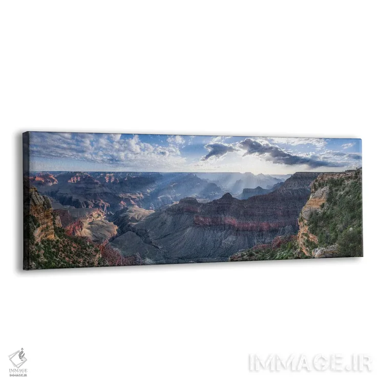 تابلو Grand Canyon South Rim, Arizona, USA,طلوع خورشید در نقطه مَدر، لبه جنوبی گرند کنیون، آریزونا، آمریکا اثر یان بکه - نمای پرسپکتیو محصول