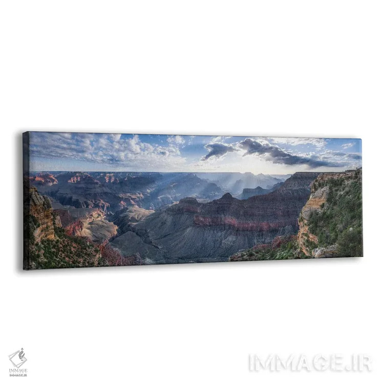 تابلو Grand Canyon South Rim, Arizona, USA,طلوع خورشید در نقطه مَدر، لبه جنوبی گرند کنیون، آریزونا، آمریکا اثر یان بکه - نمای پرسپکتیو محصول