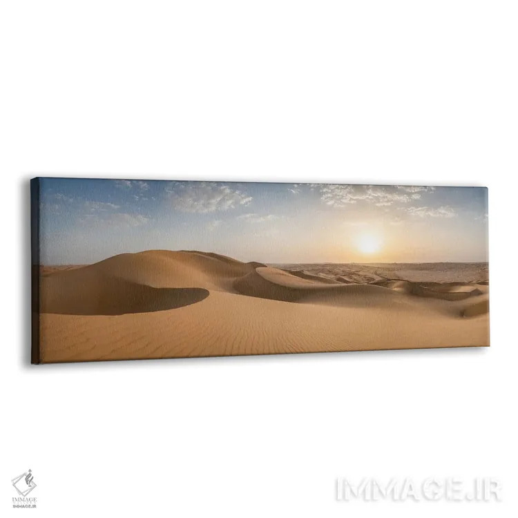 تابلو Rub Al Khali Desert Panorama, Abu Dhabi, United Arab Emirates,پانوراما از ربعالخالی (صحرای روب العالی)، ابوظبی، امارات متحده عربی اثر یان بکه - نمای پرسپکتیو محصول